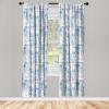 Ambesonne Garden Scene Curtains, Soft Tones Flowers Boho Pattern Springtime Inspired Neutral Art, Window Treatments 2 Panel Set for Living Room Bedroom, Pair of – 28″ x 95″, Lavender Blue Warm Taupe(Pale Blue Pale Peach)