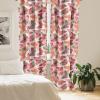 Ambesonne Garden Scene Curtains, Soft Tones Flowers Boho Pattern Springtime Inspired Neutral Art, Window Treatments 2 Panel Set for Living Room Bedroom, Pair of – 28″ x 95″, Lavender Blue Warm Taupe(Coral Salmon Dried Rose)
