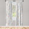 Ambesonne Garden Scene Curtains, Soft Tones Flowers Boho Pattern Springtime Inspired Neutral Art, Window Treatments 2 Panel Set for Living Room Bedroom, Pair of – 28″ x 95″, Lavender Blue Warm Taupe(Lavender Blue Warm Taupe)