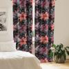 Ambesonne Garden Scene Curtains, Soft Tones Flowers Boho Pattern Springtime Inspired Neutral Art, Window Treatments 2 Panel Set for Living Room Bedroom, Pair of – 28″ x 95″, Lavender Blue Warm Taupe(Charcoal Grey and Vermilion)