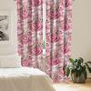 Ambesonne Garden Scene Curtains, Soft Tones Flowers Boho Pattern Springtime Inspired Neutral Art, Window Treatments 2 Panel Set for Living Room Bedroom, Pair of – 28″ x 95″, Lavender Blue Warm Taupe(Rose Pistachio Green)