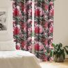 Ambesonne Garden Scene Curtains, Soft Tones Flowers Boho Pattern Springtime Inspired Neutral Art, Window Treatments 2 Panel Set for Living Room Bedroom, Pair of – 28″ x 95″, Lavender Blue Warm Taupe(Pastel Pink and Dark Pink)