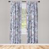 Ambesonne Garden Scene Curtains, Soft Tones Flowers Boho Pattern Springtime Inspired Neutral Art, Window Treatments 2 Panel Set for Living Room Bedroom, Pair of – 28″ x 95″, Lavender Blue Warm Taupe(Pale Ceil Blue and Lavender)