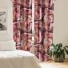 Ambesonne Garden Scene Curtains, Soft Tones Flowers Boho Pattern Springtime Inspired Neutral Art, Window Treatments 2 Panel Set for Living Room Bedroom, Pair of – 28″ x 95″, Lavender Blue Warm Taupe(Off White Pale Pink and Plum)
