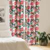 Ambesonne Garden Scene Curtains, Soft Tones Flowers Boho Pattern Springtime Inspired Neutral Art, Window Treatments 2 Panel Set for Living Room Bedroom, Pair of – 28″ x 95″, Lavender Blue Warm Taupe(Pastel Pink Hunter Green)