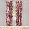 Ambesonne Garden Scene Curtains, Soft Tones Flowers Boho Pattern Springtime Inspired Neutral Art, Window Treatments 2 Panel Set for Living Room Bedroom, Pair of – 28″ x 95″, Lavender Blue Warm Taupe(Off White Pale Pink and Plum)