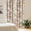 Ambesonne Garden Scene Curtains, Springtime Neutral Boho Pastel Colors Sketch Art of Minimalist Flowers Vintage, Window Treatments 2 Panel Set for Living Room Bedroom, Pair of – 28″ x 63″, Rose White(Pale Camel Fawn and Eggshell)