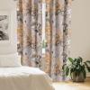 Ambesonne Garden Scene Curtains, Springtime Neutral Boho Pastel Colors Sketch Art of Minimalist Flowers Vintage, Window Treatments 2 Panel Set for Living Room Bedroom, Pair of – 28″ x 63″, Rose White(Purple Grey and Amber)