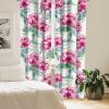 Ambesonne Garden Scene Curtains, Springtime Neutral Boho Pastel Colors Sketch Art of Minimalist Flowers Vintage, Window Treatments 2 Panel Set for Living Room Bedroom, Pair of – 28″ x 63″, Rose White(Dark Coral Reseda Green)
