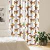 Ambesonne Garden Scene Curtains, Springtime Neutral Boho Pastel Colors Sketch Art of Minimalist Flowers Vintage, Window Treatments 2 Panel Set for Living Room Bedroom, Pair of – 28″ x 63″, Rose White(Pale Coffee and Pale Maroon)
