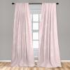 Ambesonne Garden Scene Curtains, Springtime Neutral Boho Pastel Colors Sketch Art of Minimalist Flowers Vintage, Window Treatments 2 Panel Set for Living Room Bedroom, Pair of – 28″ x 63″, Rose White(Rose White)