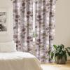 Ambesonne Garden Scene Curtains, Springtime Neutral Boho Pastel Colors Sketch Art of Minimalist Flowers Vintage, Window Treatments 2 Panel Set for Living Room Bedroom, Pair of – 28″ x 63″, Rose White(Pale Purpleblue Burgundy)