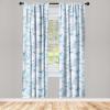 Ambesonne Garden Scene Curtains, Springtime Neutral Boho Pastel Colors Sketch Art of Minimalist Flowers Vintage, Window Treatments 2 Panel Set for Living Room Bedroom, Pair of – 28″ x 63″, Rose White(Sky Blue Pale Sky Blue)