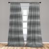 Ambesonne Garden Scene Curtains, Springtime Neutral Boho Pastel Colors Sketch Art of Minimalist Flowers Vintage, Window Treatments 2 Panel Set for Living Room Bedroom, Pair of – 28″ x 63″, Rose White(Charcoal Grey Off White)