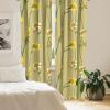 Ambesonne Garden Scene Curtains, Springtime Neutral Boho Pastel Colors Sketch Art of Minimalist Flowers Vintage, Window Treatments 2 Panel Set for Living Room Bedroom, Pair of – 28″ x 63″, Rose White(Pale Olive Green Mustard)