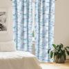 Ambesonne Garden Scene Curtains, Springtime Neutral Boho Pastel Colors Sketch Art of Minimalist Flowers Vintage, Window Treatments 2 Panel Set for Living Room Bedroom, Pair of – 28″ x 63″, Rose White(Sky Blue Pale Sky Blue)