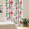Ambesonne Garden Scene Curtains, Springtime Neutral Boho Pastel Colors Sketch Art of Minimalist Flowers Vintage, Window Treatments 2 Panel Set for Living Room Bedroom, Pair of – 28″ x 63″, Rose White(Dark Pink Rose Fern Green)