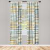 Ambesonne Garden Scene Curtains, Springtime Neutral Boho Pastel Colors Sketch Art of Minimalist Flowers Vintage, Window Treatments 2 Panel Set for Living Room Bedroom, Pair of – 28″ x 63″, Rose White(Orange Sky Blue Cream)