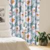 Ambesonne Garden Scene Curtains, Springtime Neutral Boho Pastel Colors Sketch Art of Minimalist Flowers Vintage, Window Treatments 2 Panel Set for Living Room Bedroom, Pair of – 28″ x 63″, Rose White(Cadet Blue Pale Mauve)
