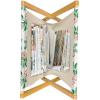 Ambesonne Hearts Magazine and Book Holder, Rhythmic Sponge Print Look Cutsy Valentines Romance Love, Floor Rack Decor for Interior of Home & Office, 22″ x 19″, Blush Pastel Pink(Green Burnt Sienna)