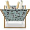 Ambesonne Hearts Magazine and Book Holder, Rhythmic Sponge Print Look Cutsy Valentines Romance Love, Floor Rack Decor for Interior of Home & Office, 22″ x 19″, Blush Pastel Pink(Pale Seafoam and Brown)