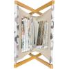 Ambesonne Hearts Magazine and Book Holder, Rhythmic Sponge Print Look Cutsy Valentines Romance Love, Floor Rack Decor for Interior of Home & Office, 22″ x 19″, Blush Pastel Pink(Charcoal Grey Pale Mauve)