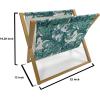 Ambesonne Hearts Magazine and Book Holder, Rhythmic Sponge Print Look Cutsy Valentines Romance Love, Floor Rack Decor for Interior of Home & Office, 22″ x 19″, Blush Pastel Pink(Sea Blue and Jade Green)