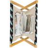 Ambesonne Hearts Magazine and Book Holder, Rhythmic Sponge Print Look Cutsy Valentines Romance Love, Floor Rack Decor for Interior of Home & Office, 22″ x 19″, Blush Pastel Pink(Turquoise Charcoal Grey)