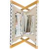 Ambesonne Hearts Magazine and Book Holder, Rhythmic Sponge Print Look Cutsy Valentines Romance Love, Floor Rack Decor for Interior of Home & Office, 22″ x 19″, Blush Pastel Pink(Coffee Charcoal Grey)