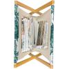 Ambesonne Hearts Magazine and Book Holder, Rhythmic Sponge Print Look Cutsy Valentines Romance Love, Floor Rack Decor for Interior of Home & Office, 22″ x 19″, Blush Pastel Pink(Sea Blue and Jade Green)