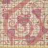 Ambesonne Romantic Fabric by The Yard, Flowers Hearts Valentines Celebration Birthday Lovers Twiggy Branches, Stretch Knit Fabric for Clothing Sewing and Arts Crafts, 1 Yard, Coral Pale Peach Pink(Coral Pale Peach Pink)