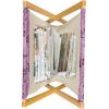 Ambesonne Romantic Magazine and Book Holder, Valentines Day Pattern with Heart Shapes in Gradient Pastel Love, Floor Rack Decor for Interior of Home & Office, 22″ x 19″, Coral Maroon and Magenta(Pale Fuchsia Plum White)