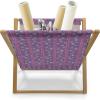 Ambesonne Romantic Magazine and Book Holder, Valentines Day Pattern with Heart Shapes in Gradient Pastel Love, Floor Rack Decor for Interior of Home & Office, 22″ x 19″, Coral Maroon and Magenta(Violet Pale Fuchsia Lilac)