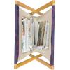 Ambesonne Romantic Magazine and Book Holder, Valentines Day Pattern with Heart Shapes in Gradient Pastel Love, Floor Rack Decor for Interior of Home & Office, 22″ x 19″, Coral Maroon and Magenta(Quartz Apricot Dried Rose)