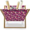 Ambesonne Rose Magazine and Book Holder, Blossoming Romantic Valentines Day Themed Flowers Feminine Style Blooms, Floor Rack Decor for Interior of Home & Office, 22″ x 19″, Magenta Peach and Green(Magenta Peach and Green)