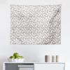 Ambesonne Fall Pumpkin Tapestry, Neutral Color Schemes Pale Fruit of Autumn Season Repetitive Pattern, Fabric Wall Hanging Decor for Bedroom Living Room Dorm, 45″ X 30″, White and Pale Tan(White and Pale Tan)
