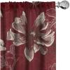 Ambesonne Garden Scene Curtains, Springtime Neutral Boho Pastel Colors Sketch Art of Minimalist Flowers Vintage, Window Treatments 2 Panel Set for Living Room Bedroom, Pair of – 28″ x 63″, Rose White(Dimgray Burgundy)