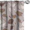 Ambesonne Garden Scene Curtains, Springtime Neutral Boho Pastel Colors Sketch Art of Minimalist Flowers Vintage, Window Treatments 2 Panel Set for Living Room Bedroom, Pair of – 28″ x 63″, Rose White(Pale Purpleblue Burgundy)
