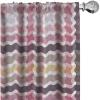 Ambesonne Garden Scene Curtains, Springtime Neutral Boho Pastel Colors Sketch Art of Minimalist Flowers Vintage, Window Treatments 2 Panel Set for Living Room Bedroom, Pair of – 28″ x 63″, Rose White(Dried Rose Eggplant)