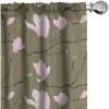 Ambesonne Garden Scene Curtains, Springtime Neutral Boho Pastel Colors Sketch Art of Minimalist Flowers Vintage, Window Treatments 2 Panel Set for Living Room Bedroom, Pair of – 28″ x 63″, Rose White(Khaki Soft Pink)