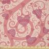 Ambesonne Romantic Fabric by The Yard, Flowers Hearts Valentines Celebration Birthday Lovers Twiggy Branches, Stretch Knit Fabric for Clothing Sewing and Arts Crafts, 1 Yard, Coral Pale Peach Pink(Coral Pale Peach Pink)
