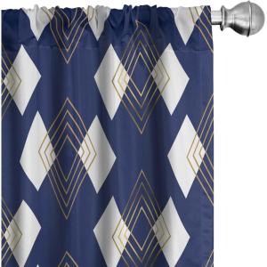 Ambesonne Floral Curtains, Flower Branches Blossoming in Minimalist Design Neutral Botanical, Window Treatments 2 Panel Set for Living Room Bedroom, Pair of – 28″ x 84″, Taupe Grey and Dark Blue Grey(Dark Blue Earth Yellow)