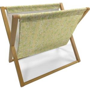 Ambesonne Hearts Magazine and Book Holder, Rhythmic Sponge Print Look Cutsy Valentines Romance Love, Floor Rack Decor for Interior of Home & Office, 22″ x 19″, Blush Pastel Pink(Yellow Green Champagne)