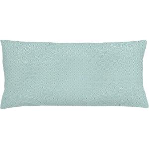 Ambesonne Modern Throw Pillow Cushion Cover, Geometric Triangle Shapes Zig Zag Triggering Lines Minimalist Pattern Print, Decorative Square Accent Pillow Case, 18″ X 18″, Black and White(Sky Blue White)