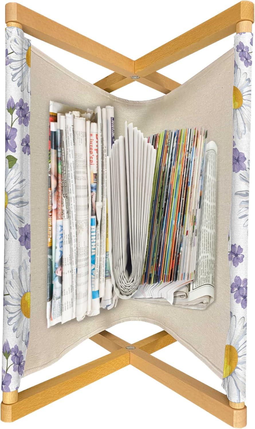 imageAmbesonne Feminine Magazine and Book Holder Pattern of Lipstick Kiss Marks Woman Valentines Wedding Theme Illustration Floor Rack Decor for Interior of Home amp Office 22 x 19 White RedWhite Yellow Purple