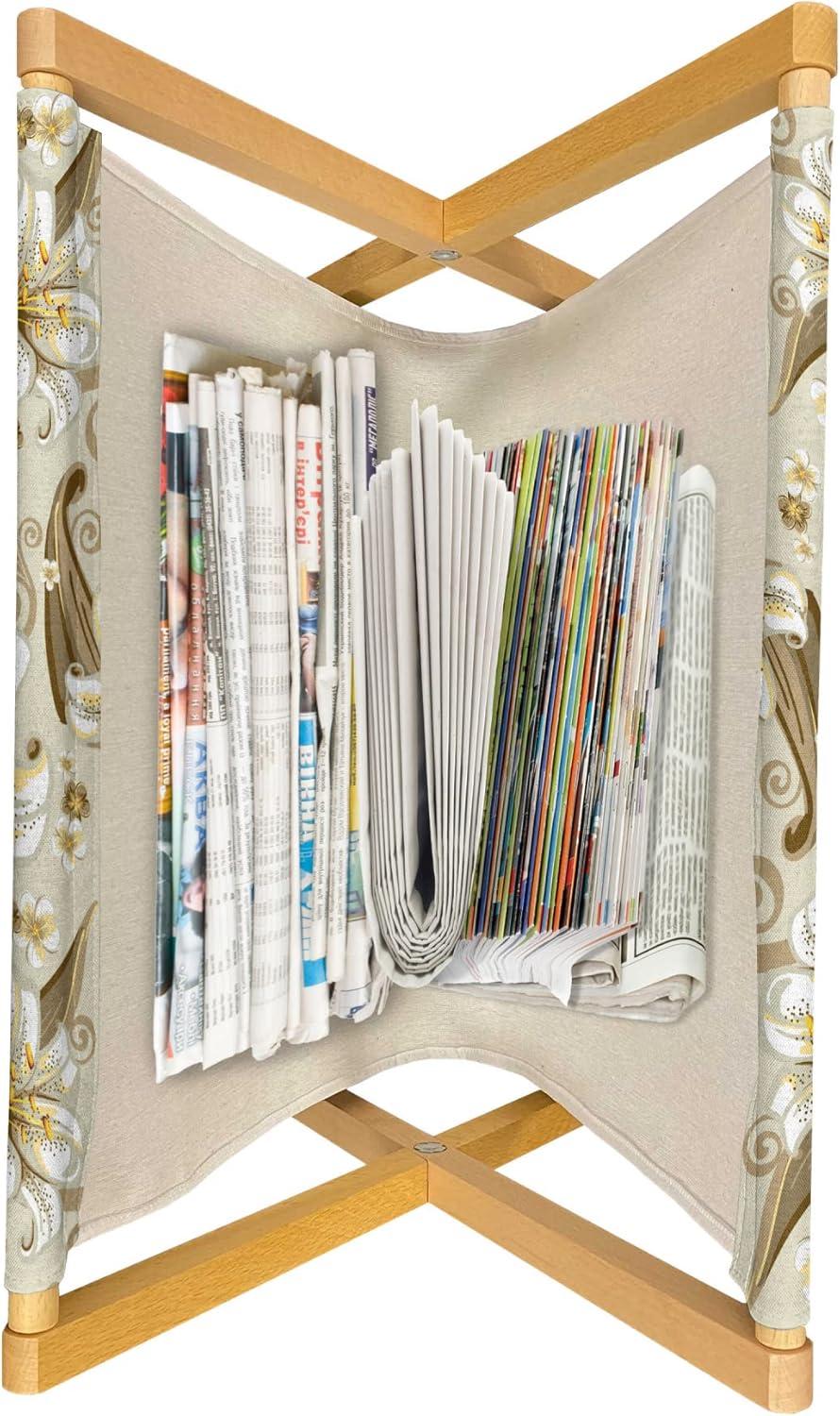 imageAmbesonne Feminine Magazine and Book Holder Pattern of Lipstick Kiss Marks Woman Valentines Wedding Theme Illustration Floor Rack Decor for Interior of Home amp Office 22 x 19 White RedWhite Yellow Beige