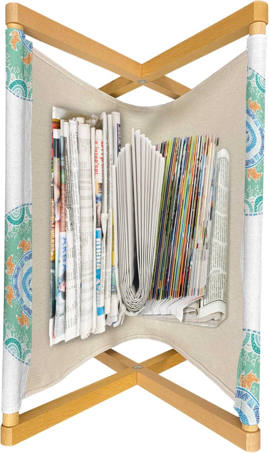 imageAmbesonne Feminine Magazine and Book Holder Pattern of Lipstick Kiss Marks Woman Valentines Wedding Theme Illustration Floor Rack Decor for Interior of Home amp Office 22 x 19 White RedGreen Orange