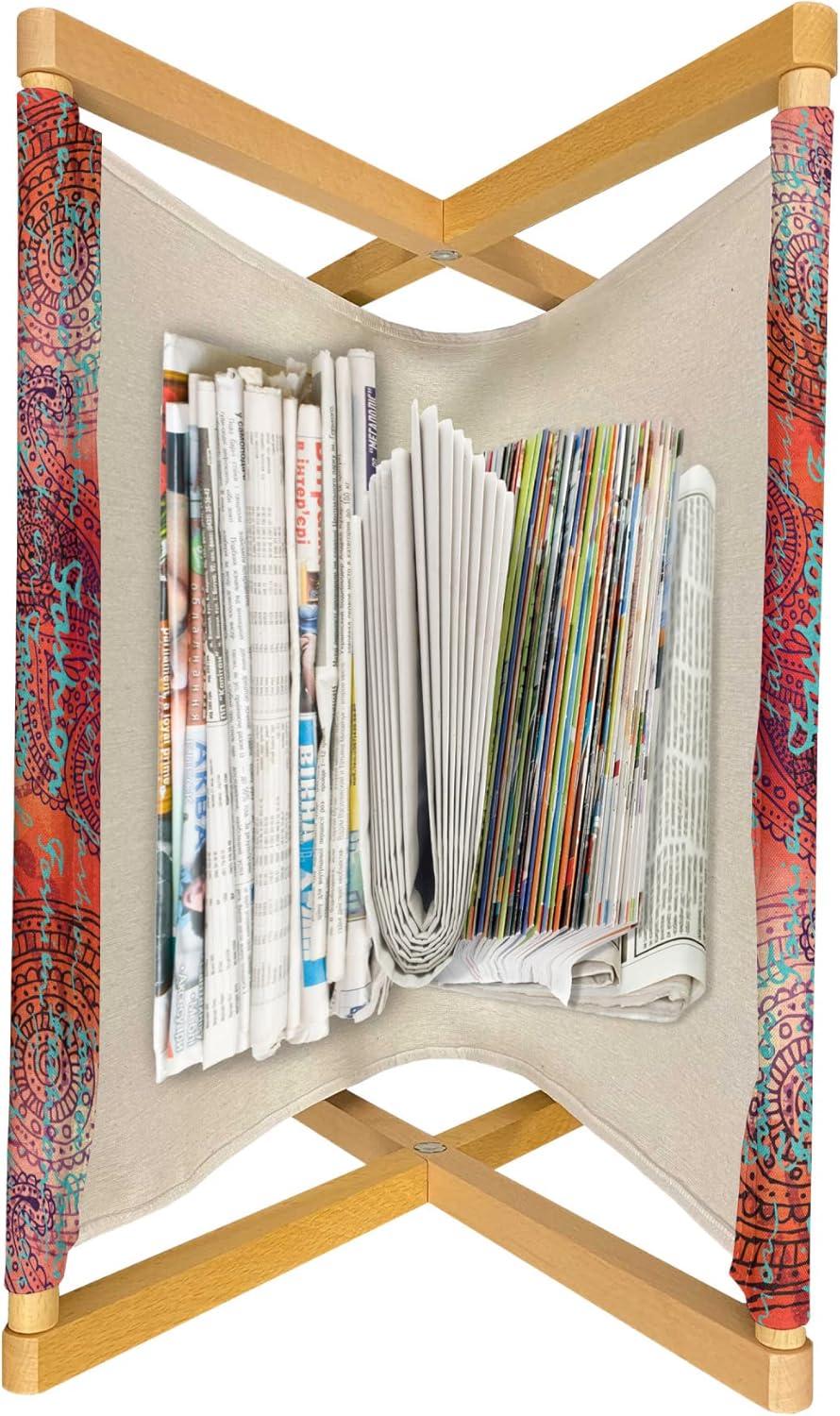 imageAmbesonne Feminine Magazine and Book Holder Pattern of Lipstick Kiss Marks Woman Valentines Wedding Theme Illustration Floor Rack Decor for Interior of Home amp Office 22 x 19 White RedTurquoise Orange Black