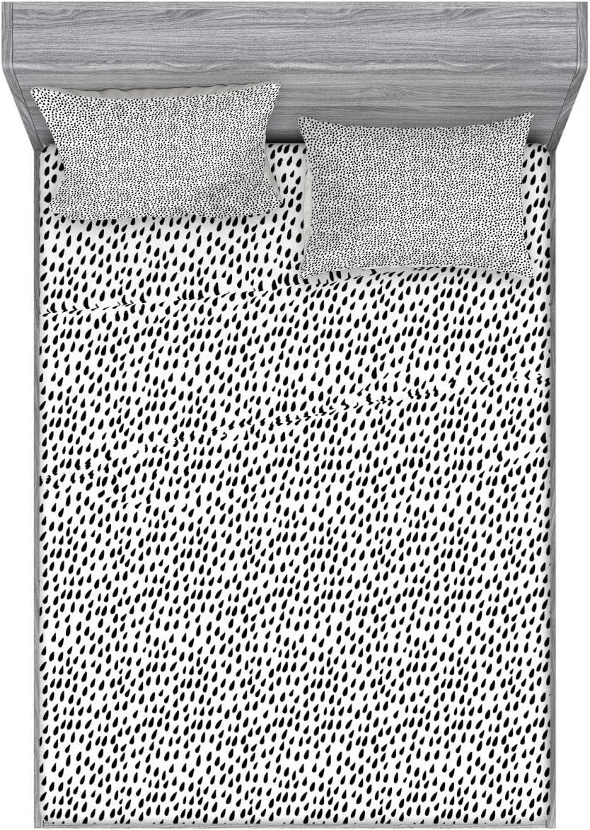 imageAmbesonne Fox Fitted Sheet amp Pillow Sham Set Fox in The Winter Forest Abstract Cartoon Trees and Nature Animal Pattern Decorative Printed 2 Piece Bedding Decor Set Twin Pale Sage Green OrangeCharcoal White
