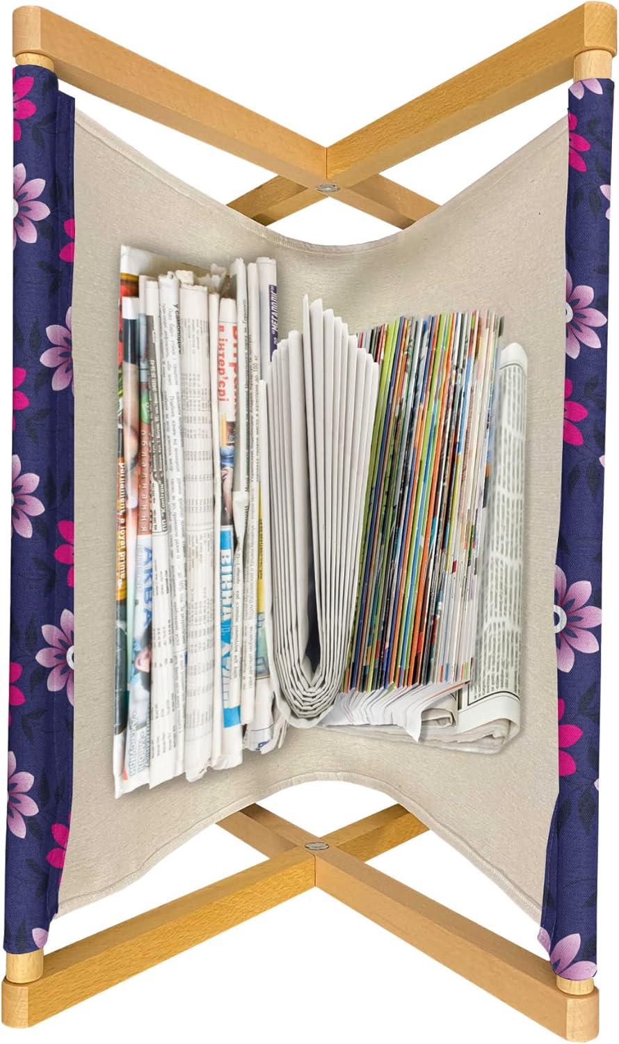 imageAmbesonne Hearts Magazine and Book Holder Bicycles and Heart and Romantic Scene Valentines Day Theme Floor Rack Decor for Interior of Home amp Office 22 x 19 Dark Grey and WhiteIndigo and Multicolor